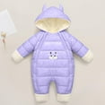 thumbnail image 2 of Bixock Kids Fall Winter Clothes,Toddler Boys and Girls Rompers,Toddler Baby Girls Boys Long Sleeve Jumpsuit Warm Baby Jumpsuit, 2 of 4