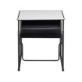 thumbnail image 1 of Bowery Hill Contemporary Adjustable Height Black Desk 1204GR, 1 of 8