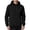 40# Black, variant on Fleece Hoodie Mens Plain Long Sleeve Hooded Sweatshirt Casual Basic Essential Drawstring Pullover Hoodie With Pocket Light Gray S