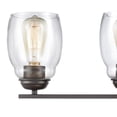 thumbnail image 3 of Atlas Lighting and Home 4-Light Vanity Light with Jar Shaped Glass Shades - 30.5" - Oil Rubbed, 3 of 4