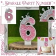 thumbnail image 3 of Numeral Birthday Candles, Cartoon Style Number Cake Toppers, Non-Toxic Wax, Decorative Birthday Party Favors for Toddler Boys Girls and Festive Celebrations, F, 3 of 6
