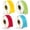 Blue, yellow, red, green, variant on HOUSELABELS Compatible DYMO 30252 BLUE Address Labels (1-1/8" x 3-1/2"), strong permanent adhesive, compatible with DYMO LW 450, 4XL, Rollo & Zebra Desktop Printers, 1 Roll /350 Labels