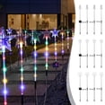 thumbnail image 1 of Xihbxyly Luces Solares para Árbol de Navidad, Decoración Navideña para Exteriores, Opciones de Iluminación Cálida y Colorida, Resistente Al Agua Ip65, Fácil Instalación, Decoración para Jardín, 77 Cm, 1 of 6