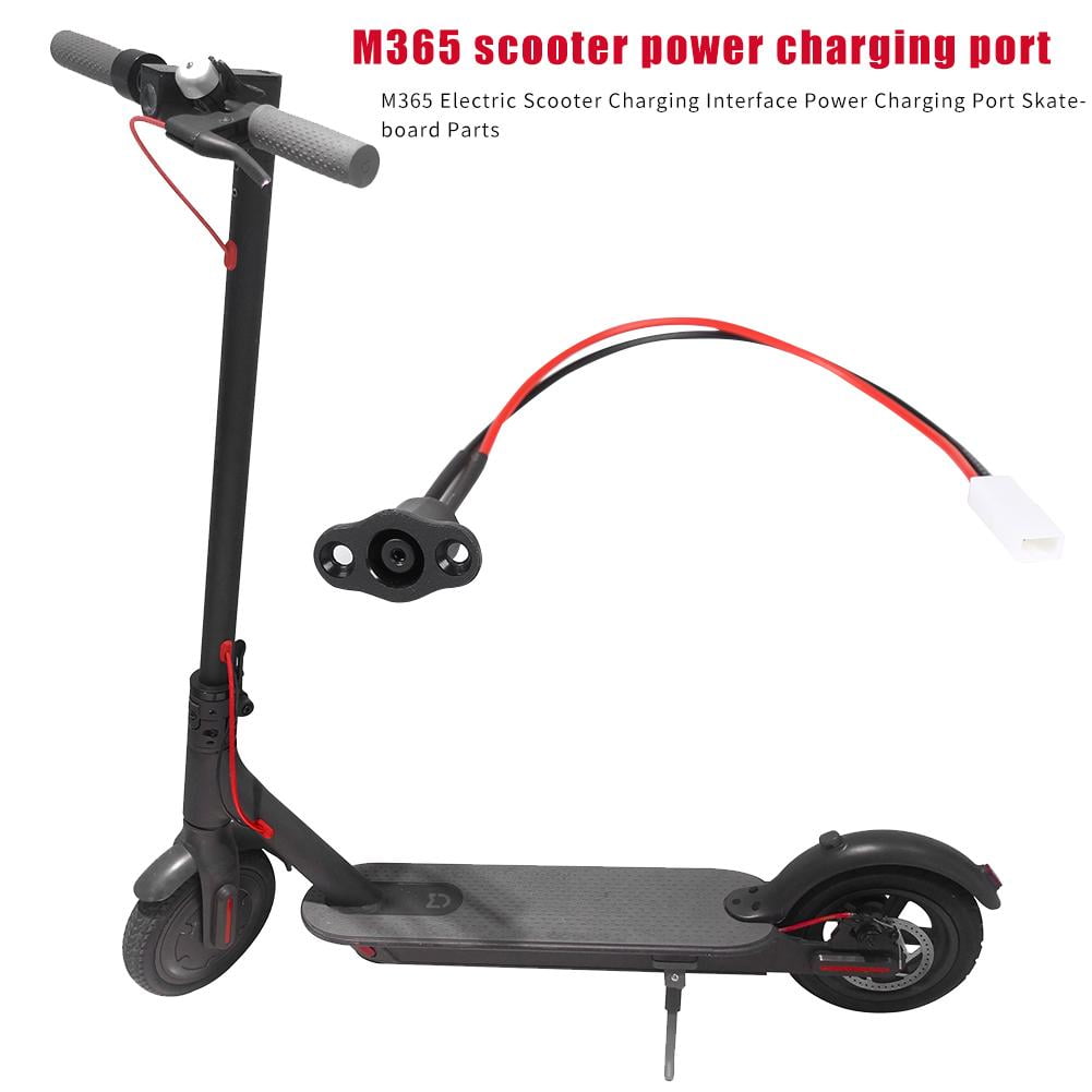 M365 Electric Scooter Charging Interface Skateboard ABS Power Charging Port #SF 