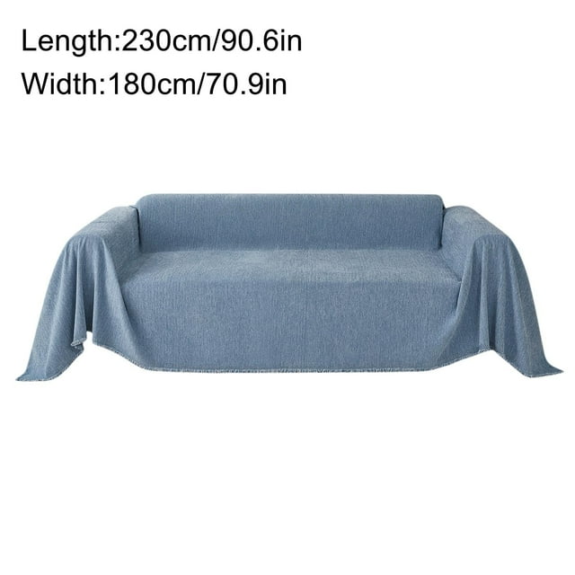 Housse de Sofa à Chevrons Quatre Saisons, Mélange de Coton de Qualité Supérieure, Imperméable, Conception Respirante, Décor Moderne, pour Salon, Protection Durable, Entretien Facile, Confort Toutes Saisons, Maison Familiale, Akmoler