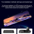 thumbnail image 5 of Feiniao Dashcam con Espejo de 12" 2K, Retrovisor con Cámara de Gran Angular 170°, 1440P Grabadora de Cámara para Auto, Cámara de Salpicadero Automática Doble Lente, Grabación en Bucle, Visión Nocturna, 5 of 5