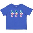 thumbnail image 3 of Inktastic Seahorse Cute Summer Girls Toddler T-Shirt, 3 of 5