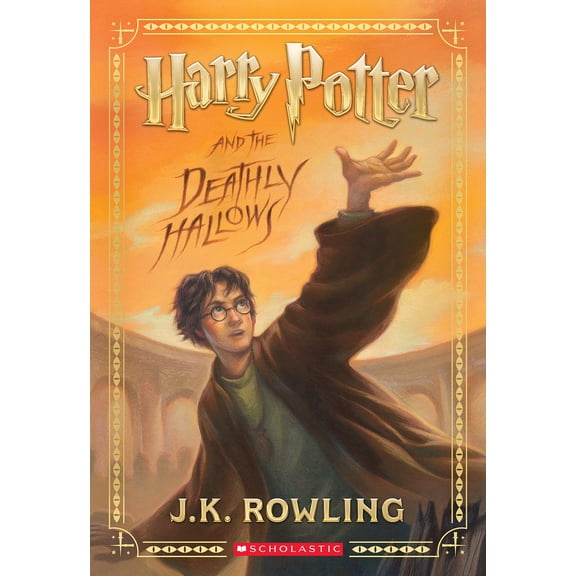 Harry Potter and the Deathly Hallows (Stenciled Edges) (Harry Potter, Book 7) (Paperback)
