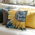 thumbnail image 3 of BANET Abstract Cartoon Flower , Decorative Cushion Cover (Twill Colour) White, 3 of 5