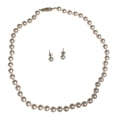 thumbnail image 1 of Set 2 Piezas Collar y Aretes Perla de Mallorca 8mm 45cm | Rosa - Beige, 1 of 5