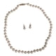 thumbnail image 1 of Set 2 Piezas Collar y Aretes Perla de Mallorca 8mm 45cm | Rosa - Beige, 1 of 5