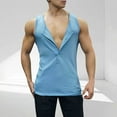thumbnail image 5 of Bzhegqhd Men's Summer Casual Sleeveless Fitness and Sports Comfortable Round-Neck Tank, 5 of 5