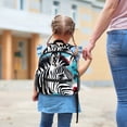 thumbnail image 6 of Zebra Large Capacity Backpack with Adjustable Shoulder Strap, Printed Design, Lightweight , Shoulder Backpack Book Bag, Small Backpack Purses for Teens, 6 of 6
