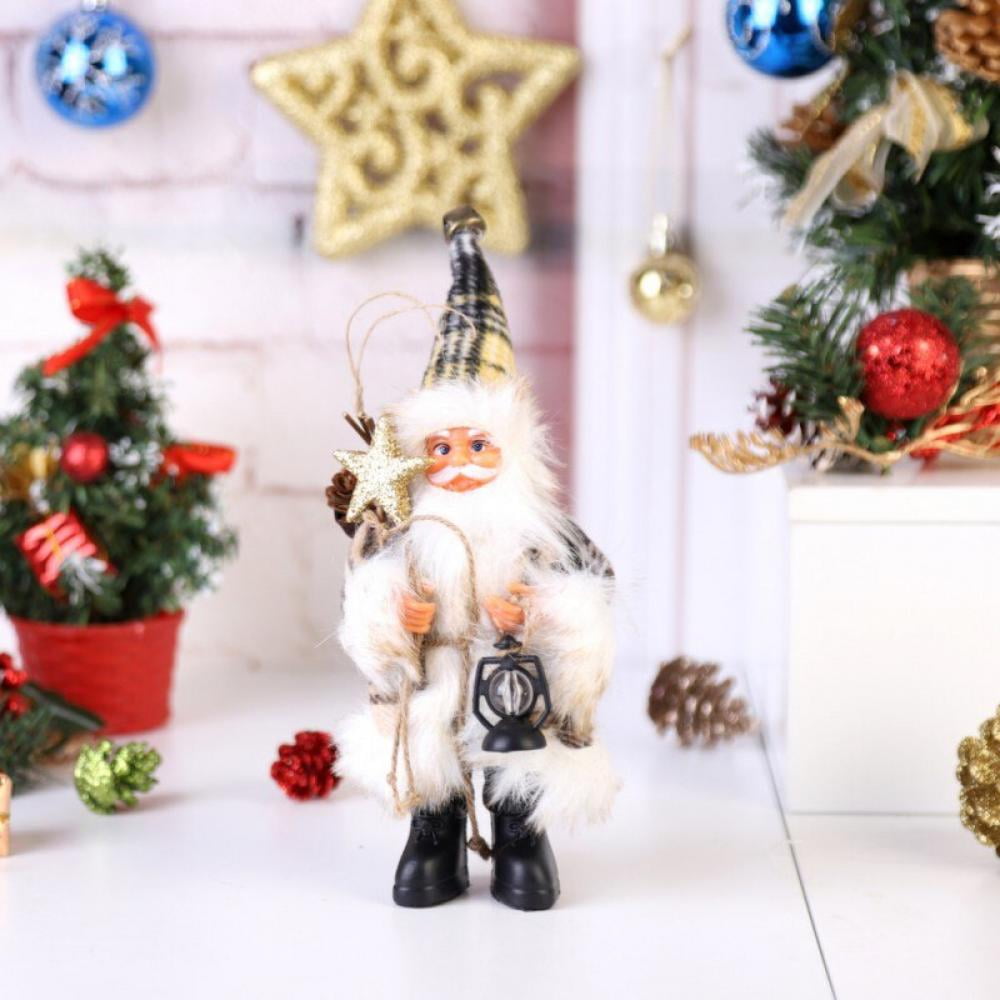 Christmas Santa Claus Portrait Ornaments Xmas Idol Toy Decoration Gift US 