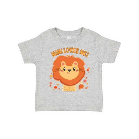 

Inktastic Mimi Loves Me- Cute Lion Gift Toddler Boy or Toddler Girl T-Shirt