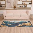 thumbnail image 2 of Yayeee Runner Rug for Bedroom 2'x6' Machine Washable Hallway Non Slip Mat, Green Mountains, 2 of 8