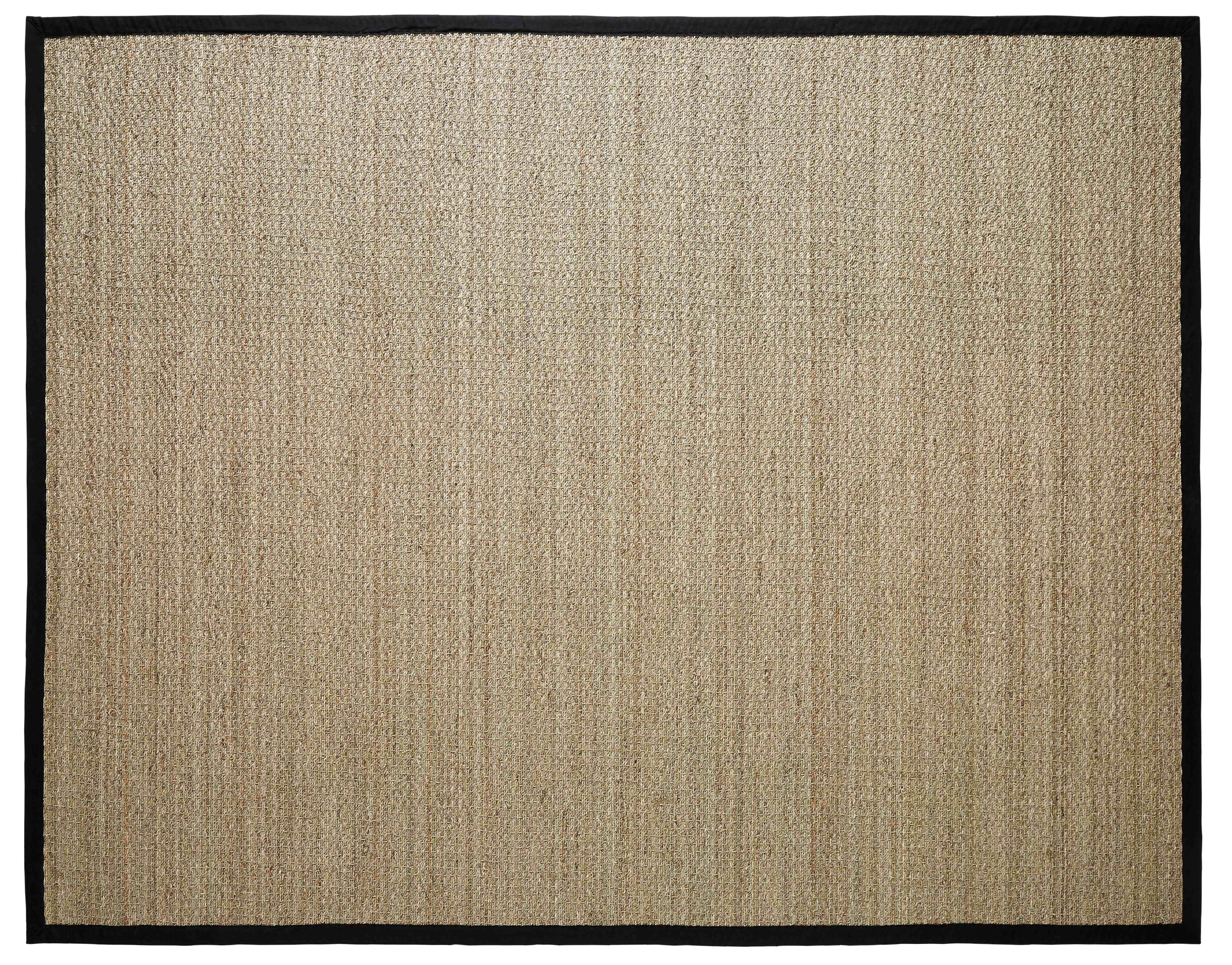 Photo 1 of Chesapeake Seagrass Rug with Black Border (7'3x9'3)