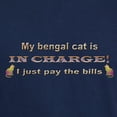 thumbnail image 3 of CafePress - Bengal In Charge Dark T Shirt - Men's Classic Graphic Cotton T-Shirt, 3 of 4