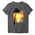 thumbnail image 6 of Teissuly Women's Fashion Crewneck Printed Short Sleeve T-shirt Casual Loose Shirt Tops, 6 of 7