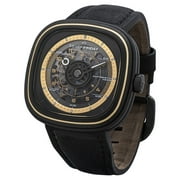 Sevenfriday T Series NFC Enabled Stainless Steel Black Dial Automatic T2/06 SF-T2-06 Men's Watch