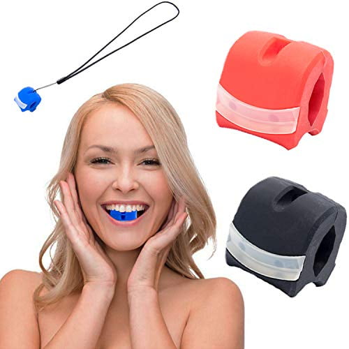 Chew Bite Fitness Ball Jaw Exerciser Chin Slimming Mouth Facial Care Fat-Reducer 
