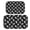 Astronaut Cat Black Pattern, variant on Bigfoot and Silhouette Brown Pattern Bath Mat Set Of 2,Non-Slip Rug for Bathroom,Kitchen,Bedroom,Entrance, 30x17 and 23.5x15.7 Inches