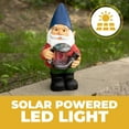 thumbnail image 3 of ‎Vp home - Gnome Solar Powered LED Outdoor Decor Garden Light 6x13 inch Blue, 3 of 7