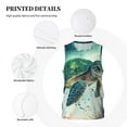 thumbnail image 3 of Sikiie Watercolor Turtle5 Basketball Jersey Reversible Men's Mesh Athletic Sports Shirts Training Practice S-4XLSmall, 3 of 6