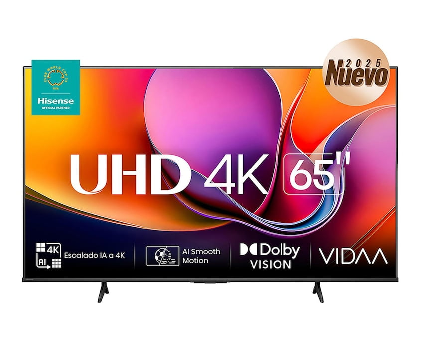 Tv 65 Pulgadas Smart TV UHD 4K 65A65NV VIDAA Hisense