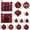 1#, variant on Fasiaou 1 Counts Plastic Christmas Ornament Balls Shatterproof Glitter Holiday Party Decor for Tree Home Office Hotel Festive Decorations Bulk