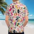 thumbnail image 6 of High Quality Hawaiian Shirts for Men Short Sleeve Aloha Beach Shirt Floral Summer Casual Button Down Shirts Blouses ZSP9HR, 6 of 7