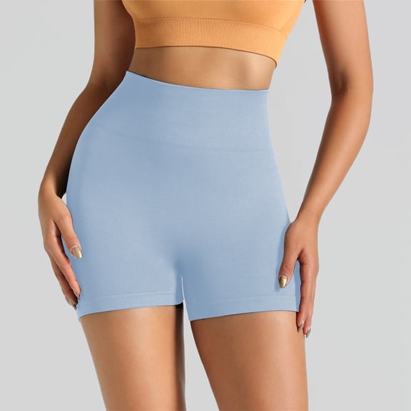 OIUUAK Women Fashion Solid Pant Leggings Pants Slim Shorts High Waist Sport Pants, Scrunch Butt Shorts, Butt Lifting Shorts for Women, Licras Levanta Gluteos Para Mujer