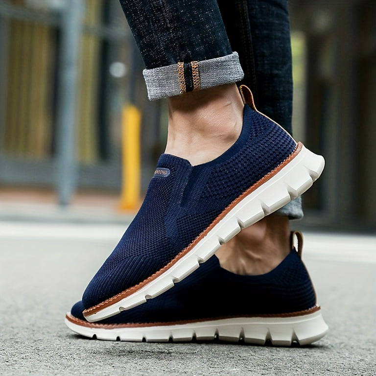 Men s Breathable Lightweight and Stylish Out Casual Sneakers Footwear for Everyday Comfort Walmart