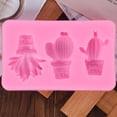 thumbnail image 3 of Injueey Molde en forma de Cactus, portátil, DIY, Flexible, para el hogar, panadería, pastelería, decoración de mesa, molde de planta, Cocina y Comedor, 3 of 6