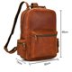 thumbnail image 4 of Bolsa Mochila informal vintage Mochila de piel de vaca con cremallera retro para adolescentes (marrón) Ehuebsd Para Estrenar, 4 of 9