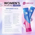 thumbnail image 2 of OMOGS Women's Probiotic Powder,120 Billion CFUs, Vaginal & Digestive Health, 40 Stick Packs, 2 of 7