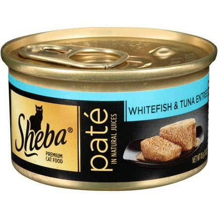 Sheba Pate Whitefish and Tuna Entree, 3 oz Can