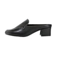 thumbnail image 3 of PEERAGE Jackie Women's Wide Width Leather Casual Dress Mules, 3 of 6