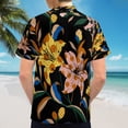thumbnail image 6 of High Quality Hawaiian Shirts for Men Short Sleeve Aloha Beach Shirt Floral Summer Casual Button Down Shirts Blouses UYQF6N, 6 of 7
