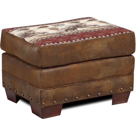 Deer Valley Ottoman, Brown