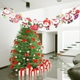 thumbnail image 4 of Guirnalda navideña Decoración navideña Decoración 3 m Papá Noel Cerca Reno Muñeco de nieve Navidad tr, 4 of 5