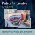 thumbnail image 3 of Fabricoat - Fabric paint for Art, Craft & DIY Design Projects - Non-Toxic & Washable - Paint Direct onto Clothes & Textile Fabrics - For Painting on Shoes, Tshirt Clothing & Denim (Purple) 125ml, 3 of 7