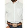 thumbnail image 3 of Wrangler Men's Classic Geo Print Long Sleeve Button-Down Stretch Western Shirt Blue 3X, 3 of 4