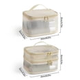 thumbnail image 5 of Clear Travel Toiletry Bag Multifunctional Hair Brush Bag Organiser for Lipsticks Eyeshdow, 5 of 5