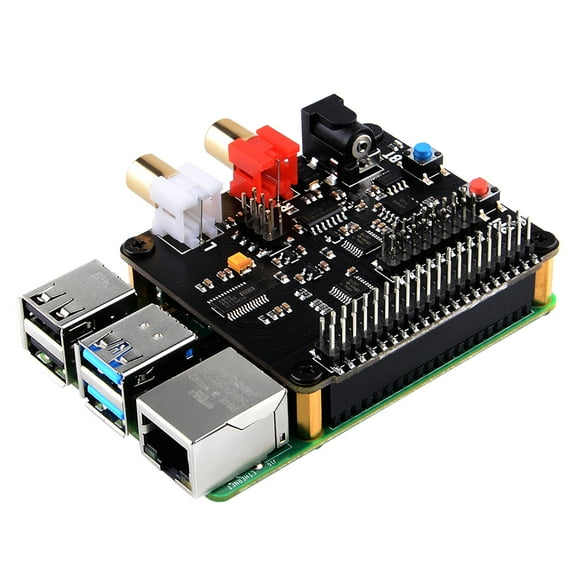52Pi X930 Bluetooth 5.0 HiFi DAC HAT Supports Safe Reboot, Safe Shutdown/Full Poweroff from Software