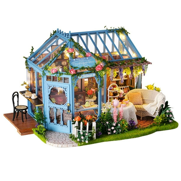 Toy de Casa de Muñecas, Encantadora Casa de Muñecas, Interesante para Los 14 Años + Artículos para El Hogar