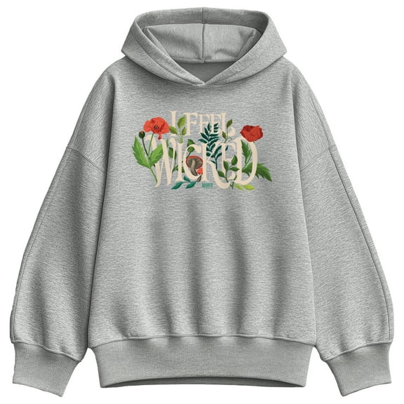 Wicked - Elphaba 2   - Ladies Oversized Fleece Hoodie Sweatshirt