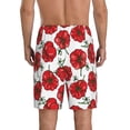 thumbnail image 3 of Kdxio Hand Drawn Tomatoes Print Mens Sleep Shorts Bottoms Soft Comfy Pajama Wear Pants with Drawstring Pockets, 3 of 7