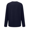 thumbnail image 5 of 2023 Chandail en Molleton Mode pour Femmes 50 % de Réduction Liquidation Mode Femmes Imprimé Manches Longues Confortable Respirant Col Rond Chandail en Molleton, 5 of 5