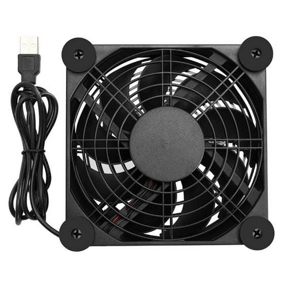 120mm USB Electronic Cooling Fan Low Noise Computer Electronics Coolers Home Office Networking Equipment Sound Video
